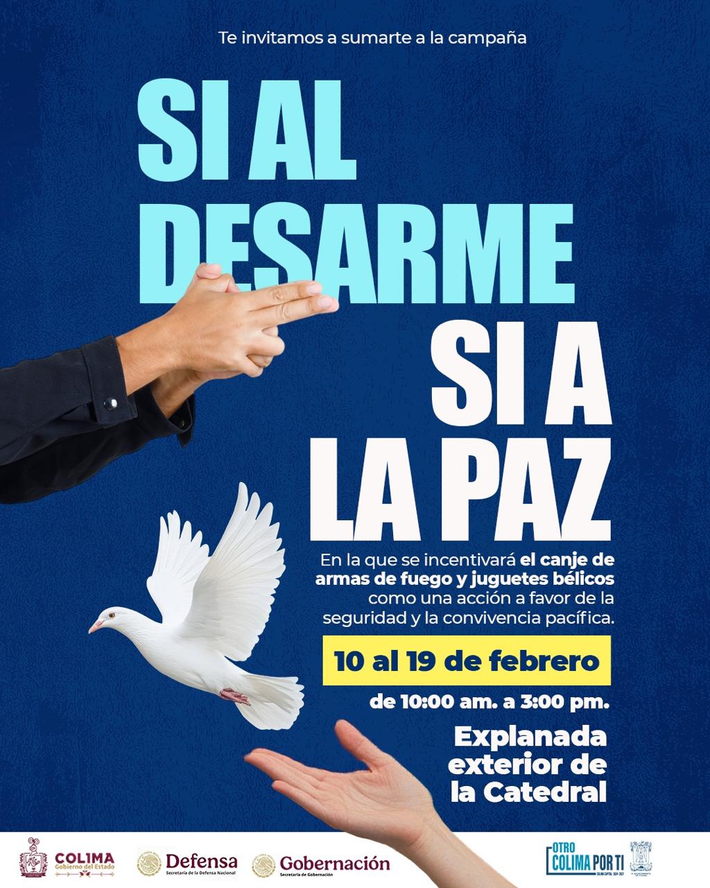 Si al Desarme, Sí a la paz